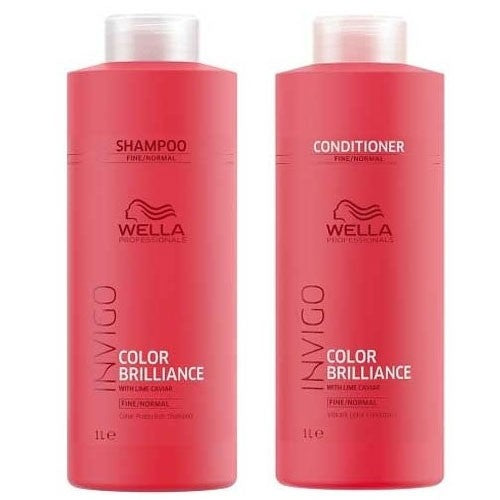 WELLA INVIGO COLOR BRILLIANCE KIT SHAMPOO 1L + COND. 1L (2 PRODUTOS)