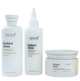 Keune Radiant Gloss Tratamento Profundo Shampoo 300ml + Condicionador 250ml + Máscara 250ml
