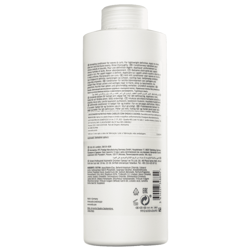 WELLA NUTRICURLS CONDICIONADOR 1000ML