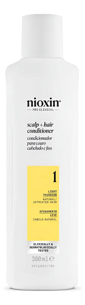 Nioxin System 1 Kit Shampoo 300ml + Condicionador 300ml