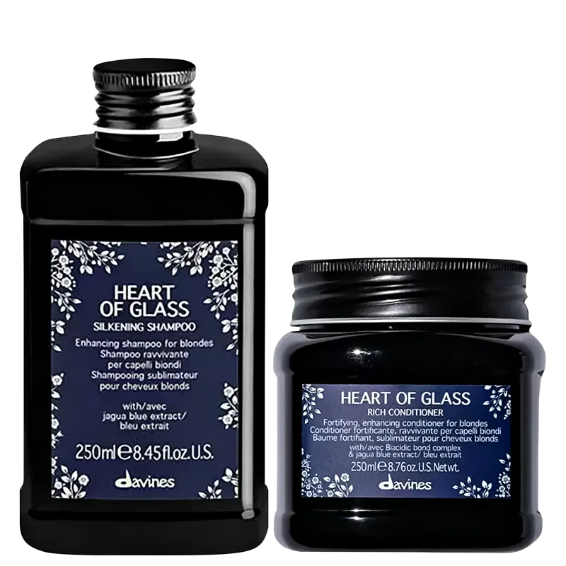 Davines Heart of Glass Essential Duo Shampoo 250ml + Condicionador 250ml