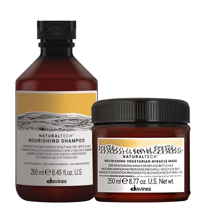 Davines Naturaltech Nourishing Miracle Duo Shampoo 250ml + Condicionador 250ml