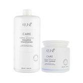 Keune Care Derma Sensitive Kit Salon Shampoo 1000ml + Máscara 500ml