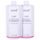 Keune Care Confident Curl Duo Salon Shampoo 1L + Condicionador 1L