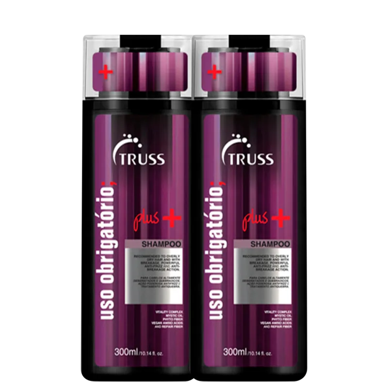 Truss Uso Obrigatório Plus+ Shampoo Duo Shampoo 300ml + Condicionador 300ml