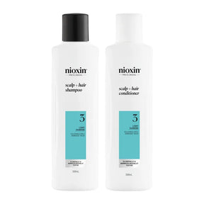 Nioxin 3 Hair System Cleanser - Kit Sh 300ml + Cond 300ml