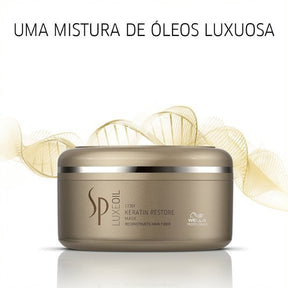 SP LUXE OIL KERATIN RESTORE MÁSCARA DE TRATAMENTO 150ML