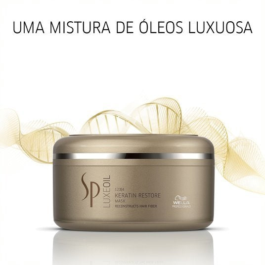 SP LUXE OIL KERATIN RESTORE MÁSCARA DE TRATAMENTO 150ML