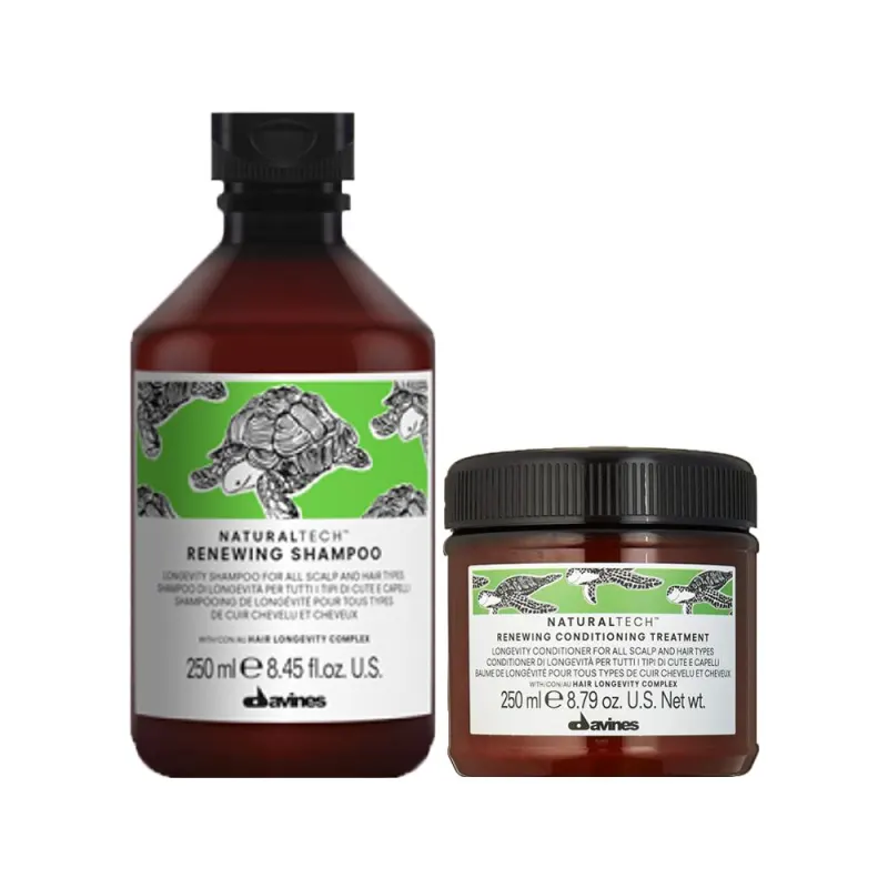 Davines Naturaltech Renewing Essential Duo Shampoo 250ml + Condicionador 250ml