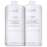 Keune Care Absolute Volume Duo Salon Shampoo 1L + Condicionador 1L