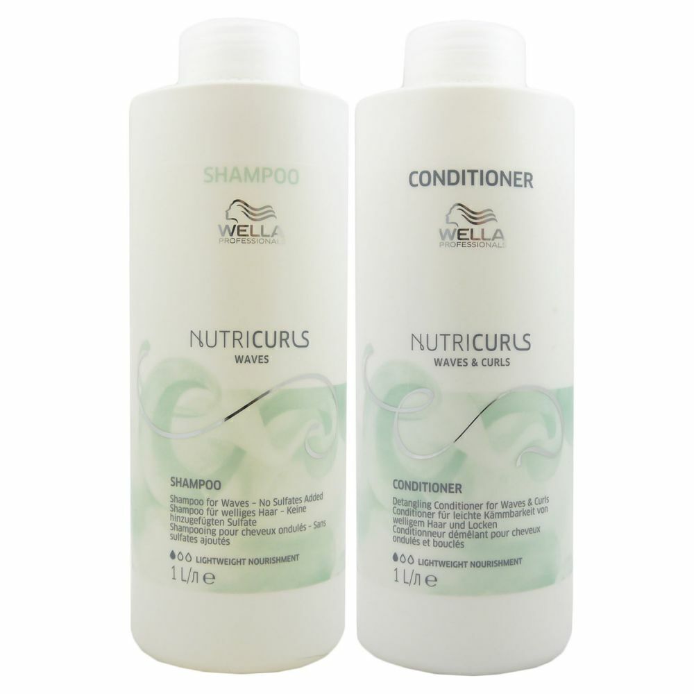 Wella Professionals Nutricurls Salon Duo Shampoo 1L + Condicionador 1L