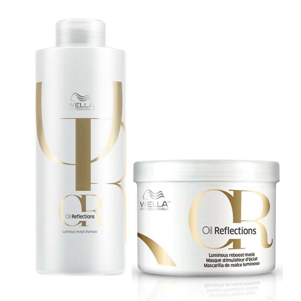 Wella Professionals Oil Reflections Duo Salão Shampoo 1L + Máscara 500ml