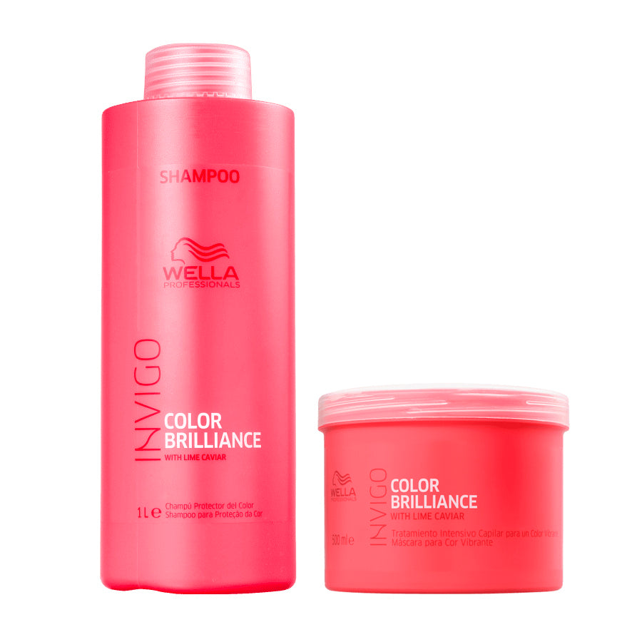 Wella Professionals Invigo Color Brilliance Duo Kit Shampoo 1L + Máscara 500ml