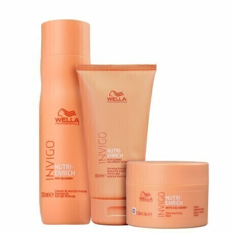 Kit Wella Professionals Invigo Nutri-Enrich Kit Shampoo 250ml + Condicionador 200ml + Máscara 150ml