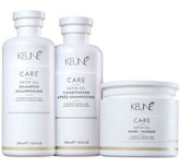 Keune Care Satin Oil Tratamento Profundo Shampoo 300ml + Condicionador 250ml + Máscara 200ml