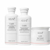 Keune Care Keratin Smooth Trio Shampoo 300ml + Condicionador 250ml + Máscara 200ml