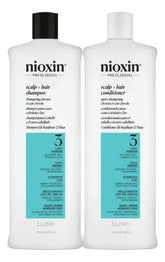 Nioxin Hair System 3- Kit Shampoo 1000ml + Cond 1000ml