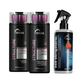 Truss Structure Kit Shampoo 300ml + Condicionador 300ml + Uso Obrigatório 260ml