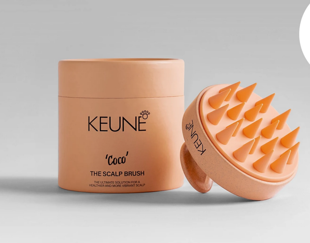 Keune Escova Capilar Massageadora para Couro Cabeludo - Coco Scalp Brush