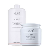 Keune Care Keratin Smooth Kit Salon Shampoo 1L + Máscara 500ml