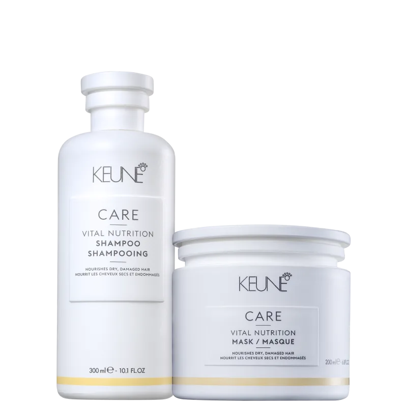 Keune Care Vital Nutrition Intense Shampoo 300ml + Máscara 200ml