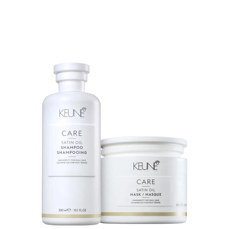 Keune Care Satin Oil Duo Shampoo 300ml + Máscara 200ml