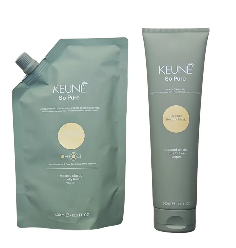 Keune So Pure Restore Shampoo 400ml + Máscara 300ml