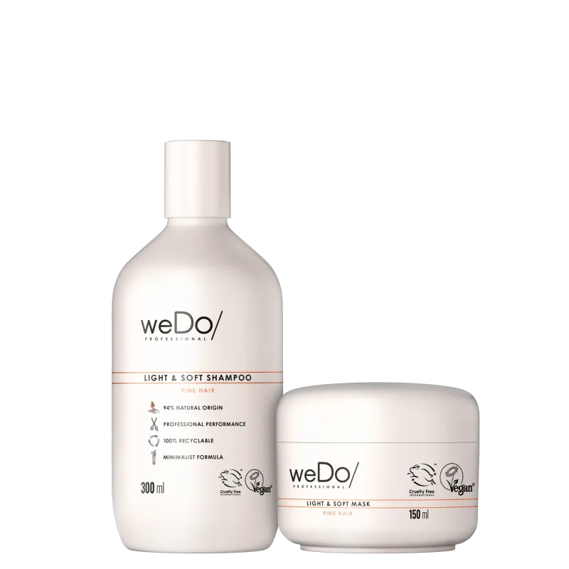 WeDo Professional Light & Soft Kit Shampoo 300ml + Máscara 150ml