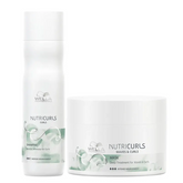 Wella Professionals Nutricurls Dupla Shampoo 250ml + Máscara 150ml