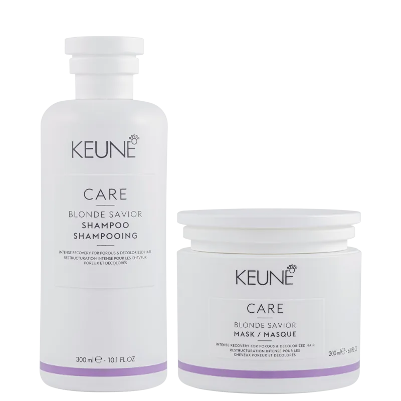 Keune Care Blonde Savior Kit Shampoo 300ml + Máscara 200ml