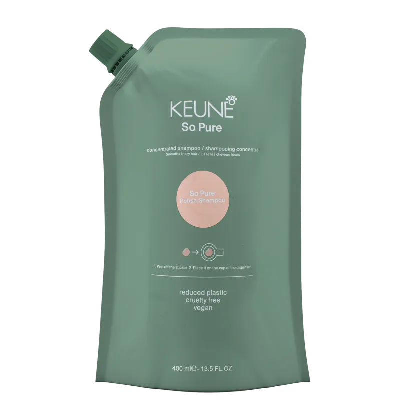 Keune So Pure Polish Refil - Shampoo 400ml