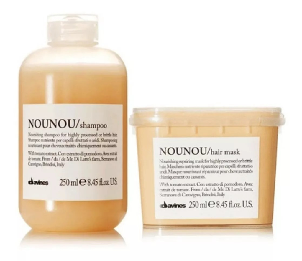 Davines Nounou - Kit Shampoo 250ml + Máscara 250ml