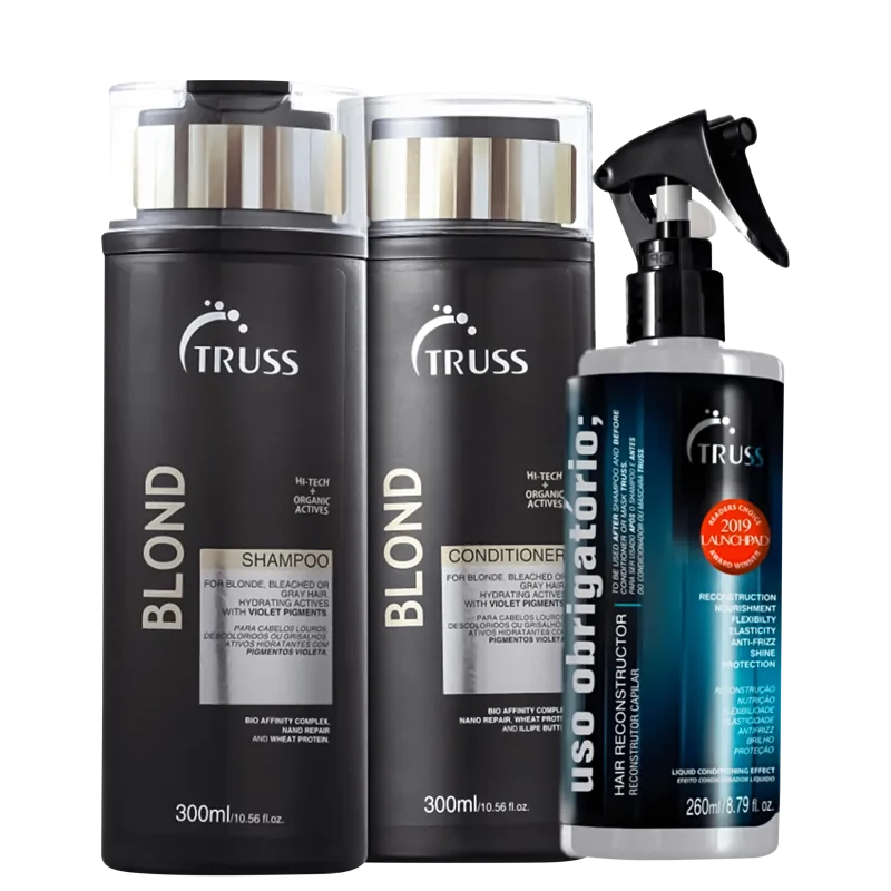 Kit Truss Blond + Uso Obrigatório 260ml GRÁTIS (3 Produtos)