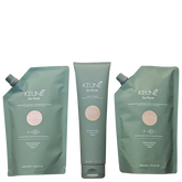 Keune So Pure Polish Shampoo 400ml + Cond 400ml + Mask 300ml