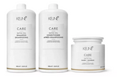 Keune Care Satin Oil Tratamento Profundo Salon Shampoo 1L + Condicionador 1L + Máscara 500ml